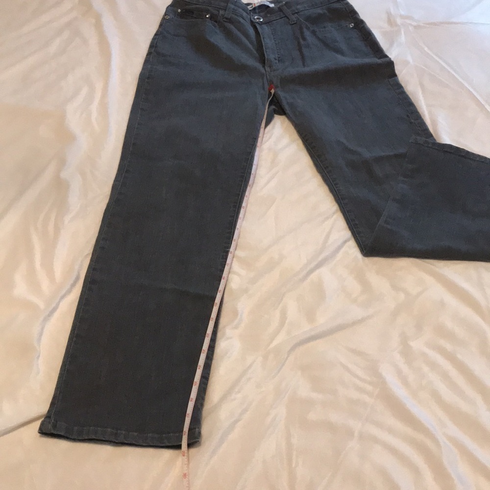 LEE—Classic Fit—AT THE WAIST—Black Lightweight Denim Jeans—Size 10 Short - Picture 11 of 14
